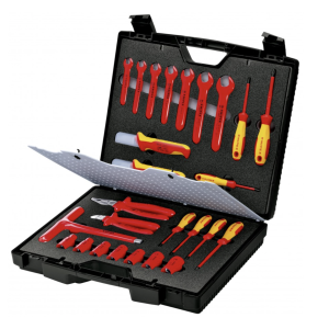 COFFRET ASSORTIMENT - 26 OUTILS POUR ÉLECTRICIEN - ISOLÉS 1000V - KNIPEX - 989912