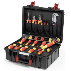 Jeu doutils pour électricien Wiha 45257 en valise, étanche à la poussière, étanche 39 pièces