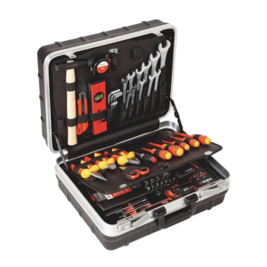ASSORTIMENT D'OUTILS AVEC PERCEUSE-VISSEUSE SUR BATTERIE M-CUBE®, 109 PIÈCES